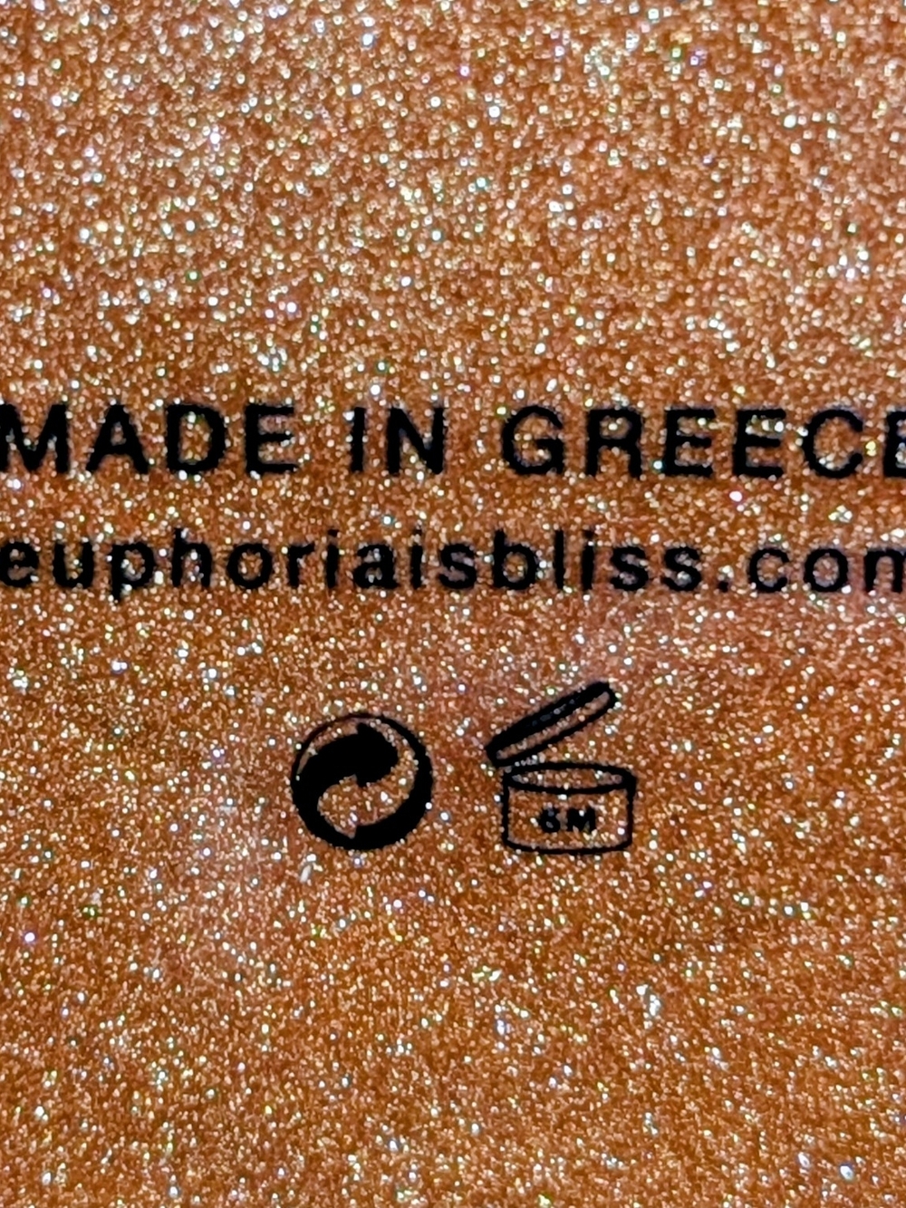Euphoria Natural Sunglow Bronze Sparkles Tanning Oil  Sicilian Almond & Coconut - Picture 3 of 8